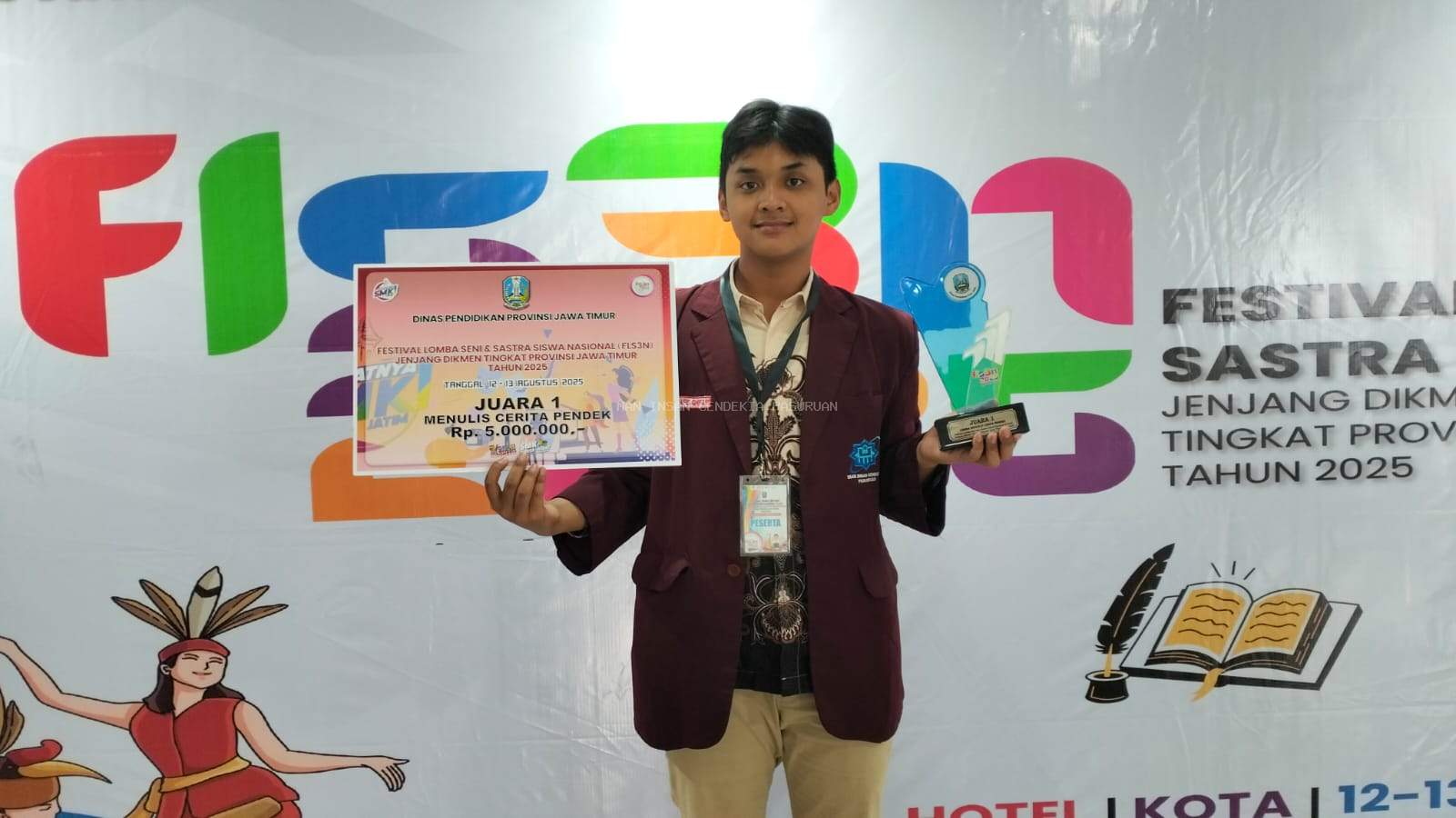 Murid MAN IC Pasuruan Raih Juara 1 FLS3N 2025, Siap Melaju ke Tingkat Nasional